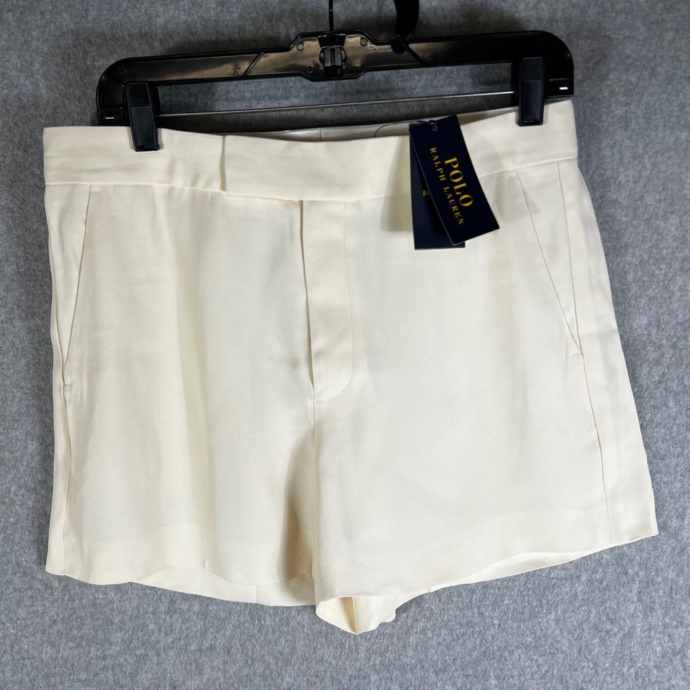 Polo Ralph Lauren Tailored Shorts‎ 6 Women Beige Chino Classic Old Money Staple